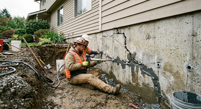 Basement Foundation Repair in Bethel, CT
