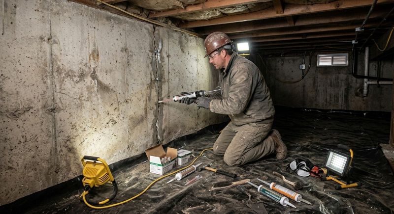 Basement Foundation Repair in Madison, CT
