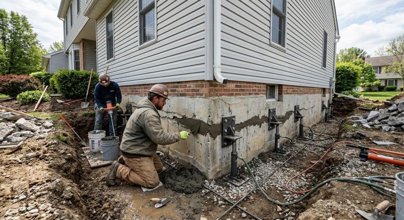 Basement Foundation Repair in Naugatuck, CT