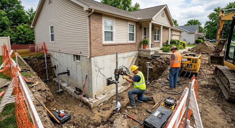 Building Foundation Repair in Monroe, CT