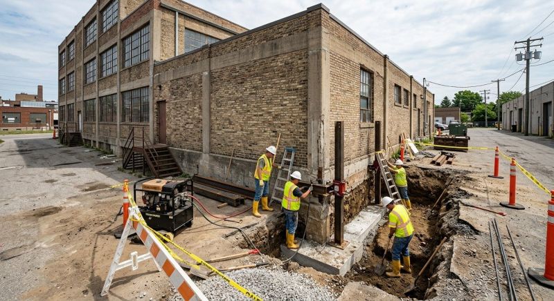 Building Foundation Repair in Wallingford, CT