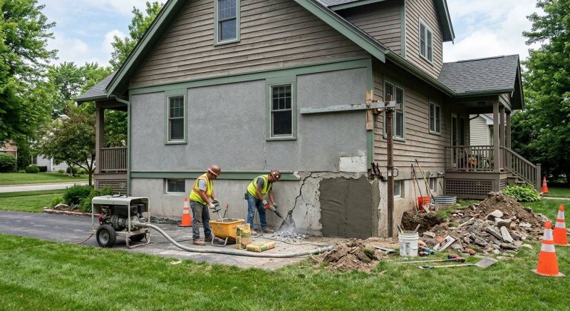 Concrete Foundation Repair in Berlin, CT