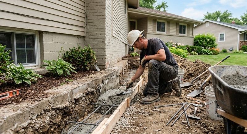 Concrete Foundation Repair in Hamden, CT
