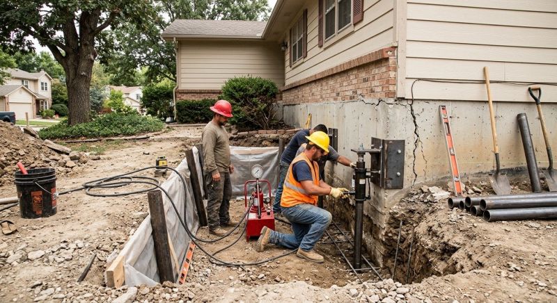 Cracked Foundation Repair in Bethany, CT