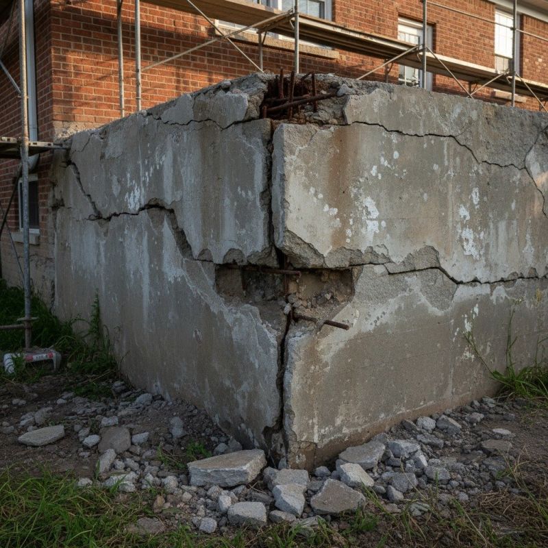 Cracked Foundation Repair in Easton, CT