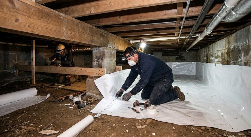 Crawl Space Leveling in Hamden, CT