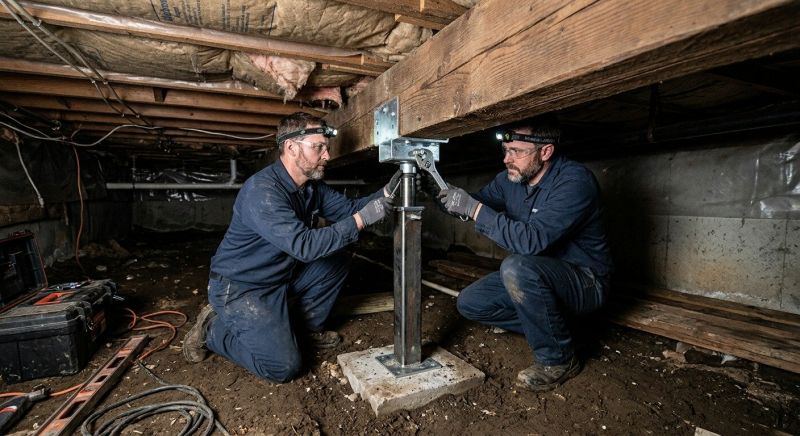 Crawlspace Foundation Repair in Bethlehem, CT