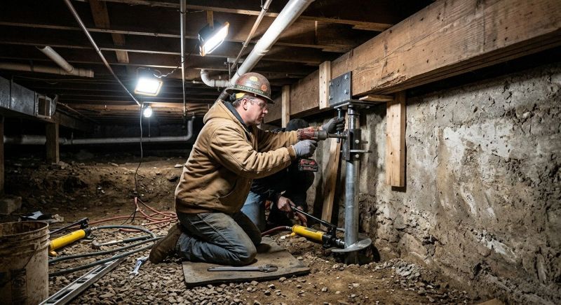 Crawlspace Foundation Repair in Bridgewater, CT