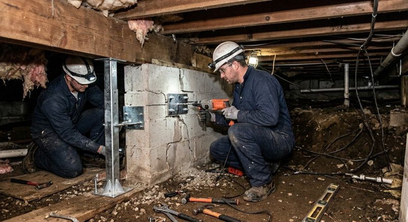 Crawlspace Foundation Repair in Guilford, CT