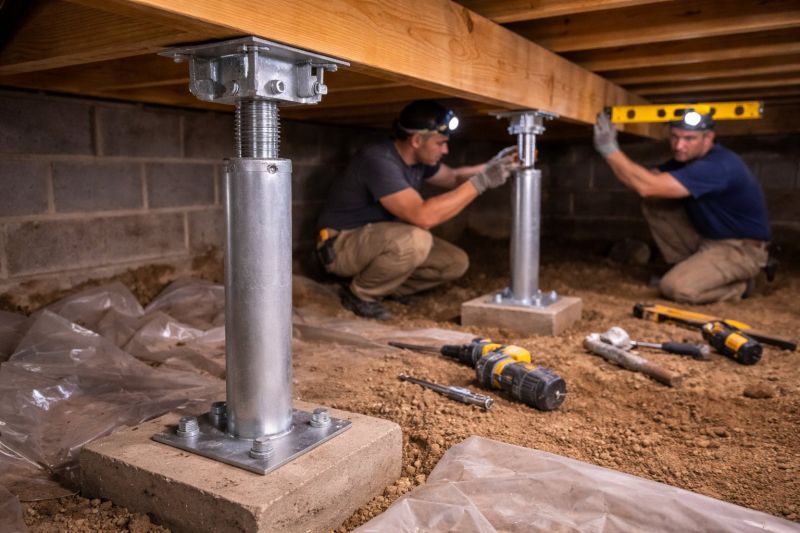 Crawlspace Structural Repair in Hamden, CT