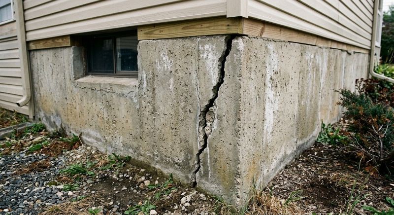 Foundation Crack Repair in Middlebury, CT