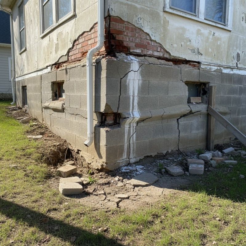 Foundation Crack Repair in Middlebury, CT