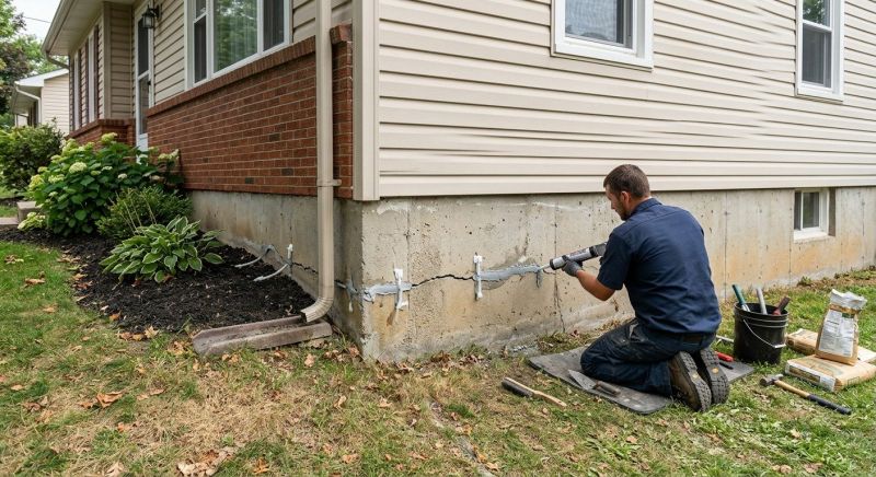Foundation Cracks Repair in Hamden, CT
