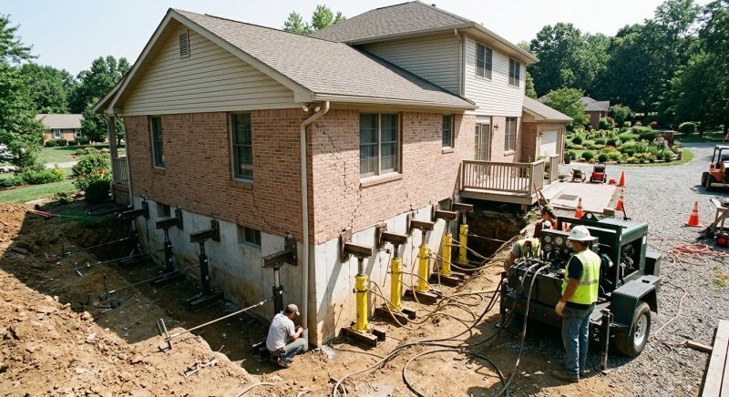Foundation Jacking in Ansonia, CT