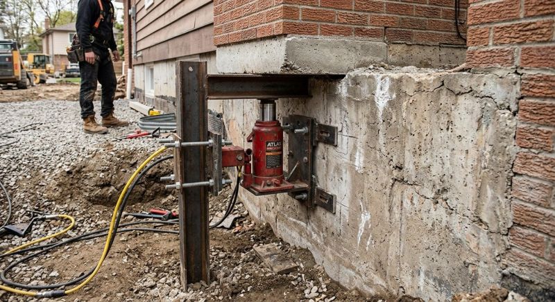 Foundation Jacking in Bethlehem, CT