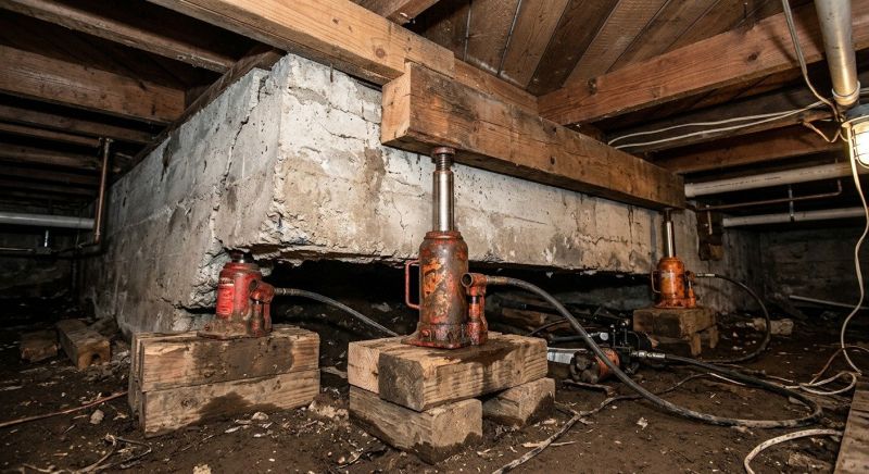 Foundation Jacking in Bristol, CT