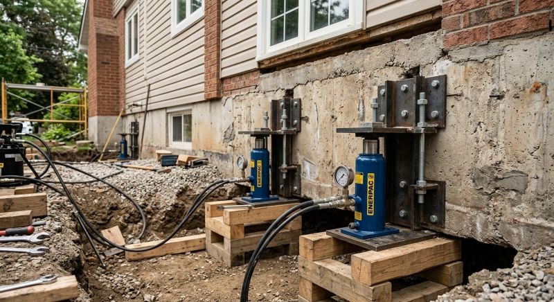 Foundation Jacking in Bristol, CT
