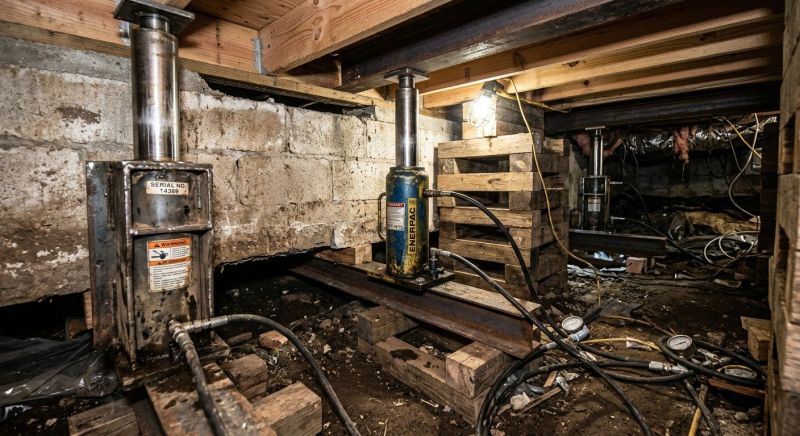 Foundation Jacking in Clinton, CT