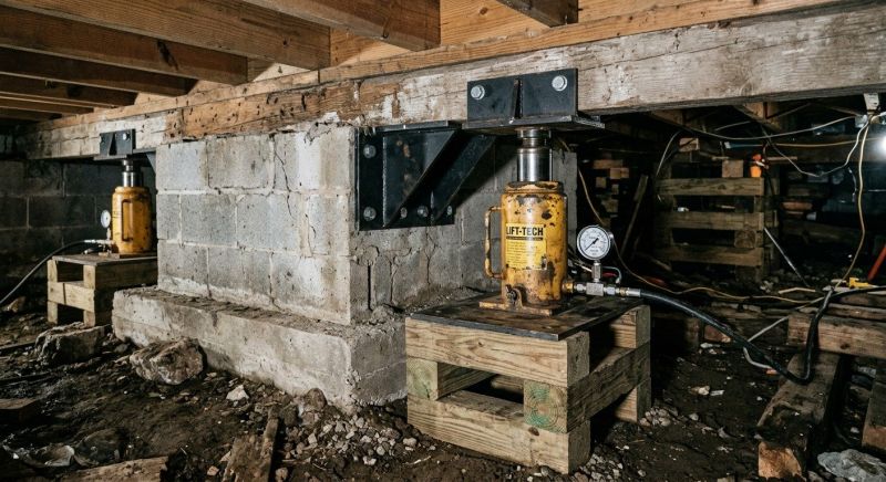 Foundation Jacking in Killingworth, CT