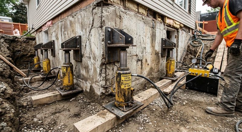 Foundation Jacking in Meriden, CT