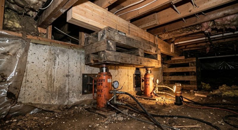 Foundation Jacking in Plymouth, CT