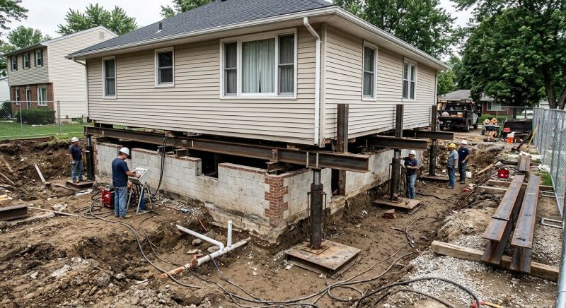 Foundation Lifting in Madison, CT