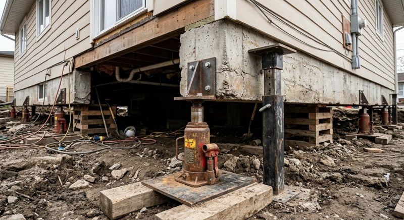 Foundation Lifting in Naugatuck, CT