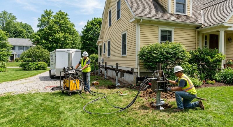 Foundation Lifting in Redding, CT