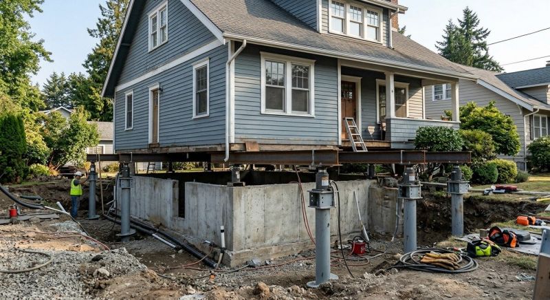 Foundation Raising in Bethany, CT