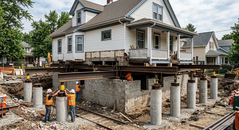 Foundation Raising in North Branford, CT