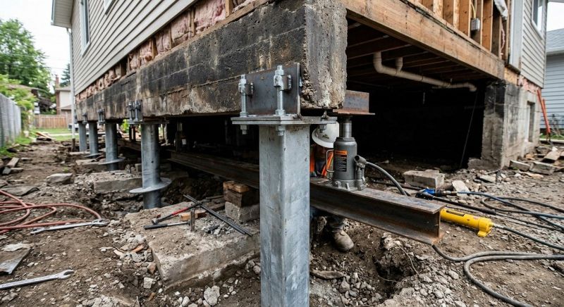 Foundation Raising in Plymouth, CT