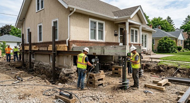 Foundation Releveling in Hamden, CT