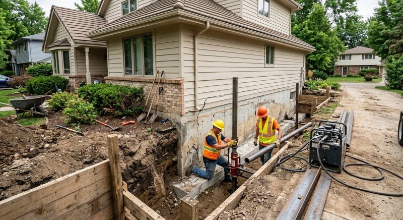 Foundation Repair in Sandy Hook, CT