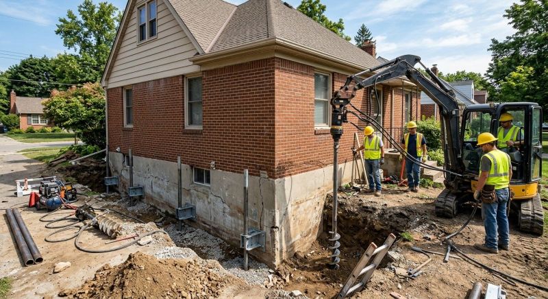 Foundation Stabilizing in Berlin, CT
