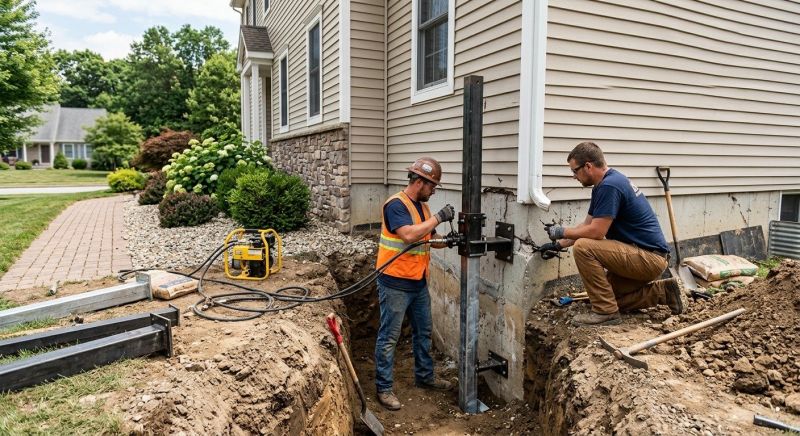 Foundation Stabilizing in Durham, CT