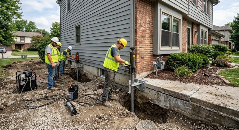 Foundation Stabilizing in Meriden, CT
