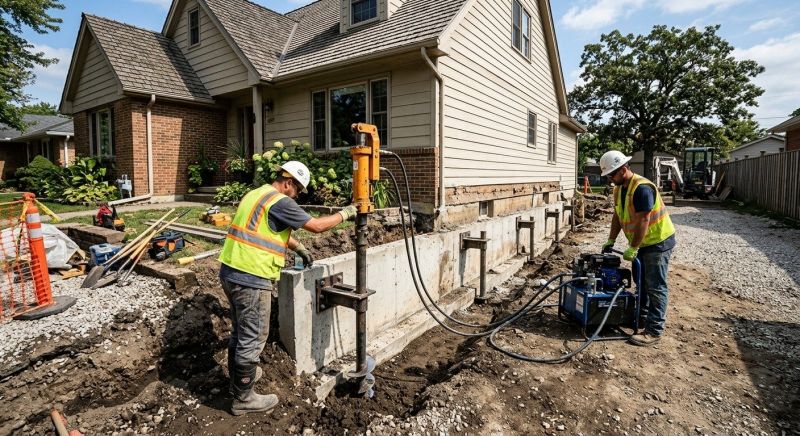 Foundation Stabilizing in North Branford, CT