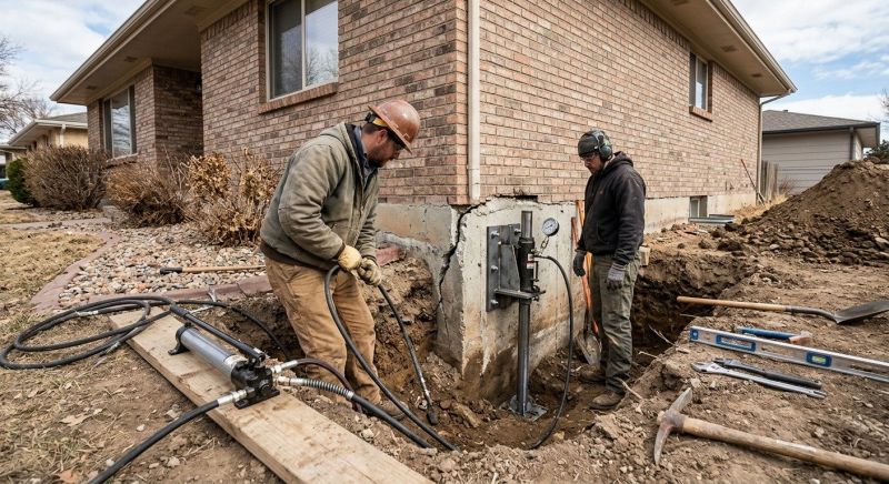 Foundation Stabilizing in Oakville, CT