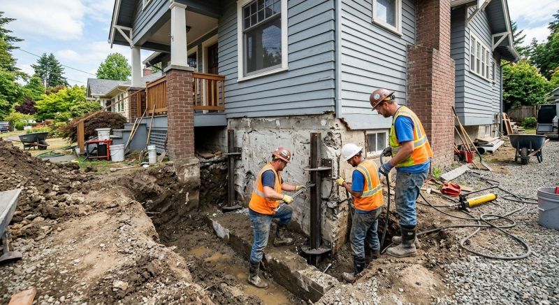 Foundation Stabilizing in Plainville, CT
