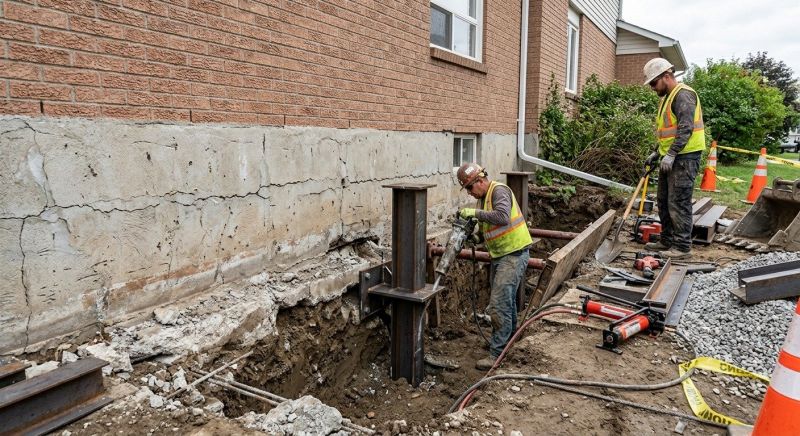 Foundation Structural Repair in Derby, CT