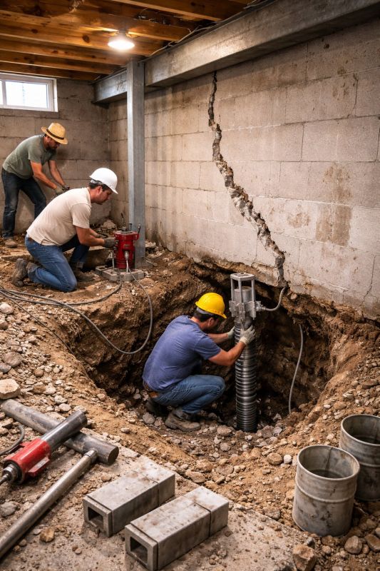 Foundation Structural Repair in Hamden, CT