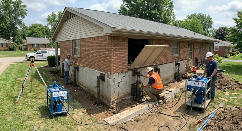 Home Foundation Leveling in Redding, CT