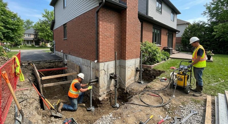 House Underpinning in Hamden, CT