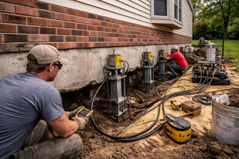 Settling Foundation Service in Guilford, CT
