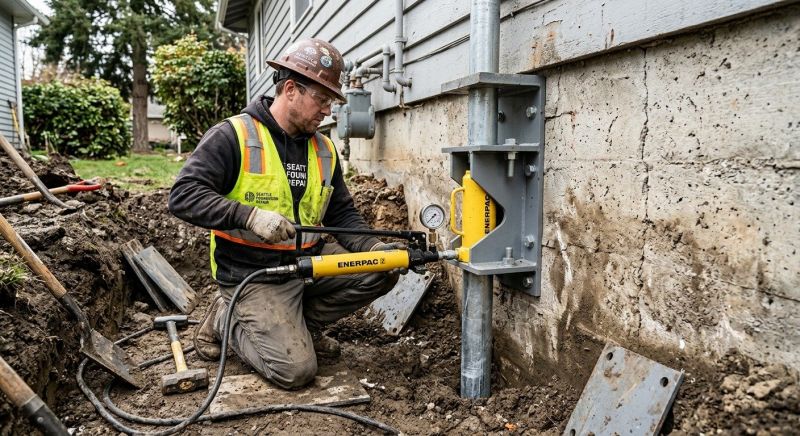 Settling Foundation Service in Monroe, CT