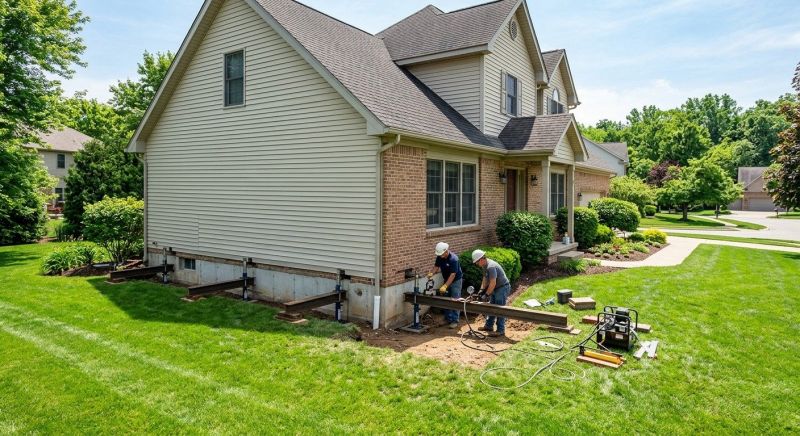 Settling Foundation Service in Monroe, CT