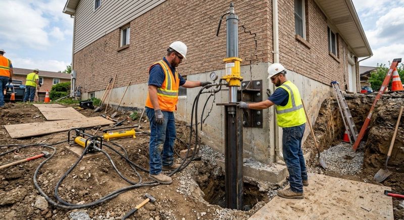 Settling Foundation Service in North Haven, CT