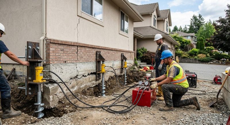 Sinking Foundation Lifting in Hamden, CT