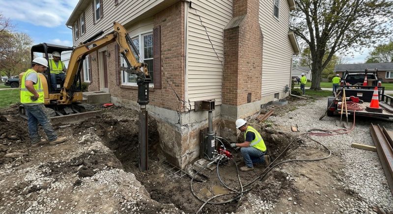 Sinking Foundation Repair in Ansonia, CT