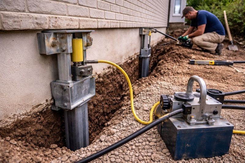 Sinking Foundation Repair in Monroe, CT